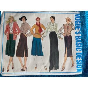 Vogue Pattern 2236 skirt midi maxi